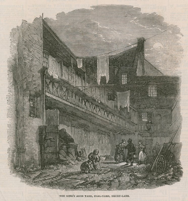 The Kings Arms Yard, Coal Yard, Drury Lane af English School
