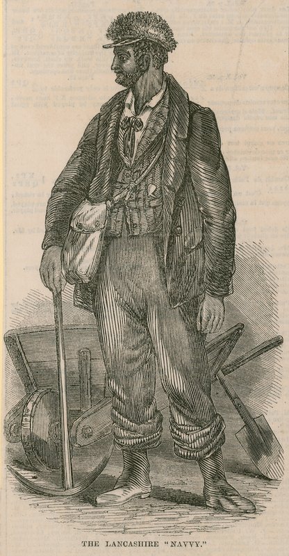 Lancashire Navvy af English School