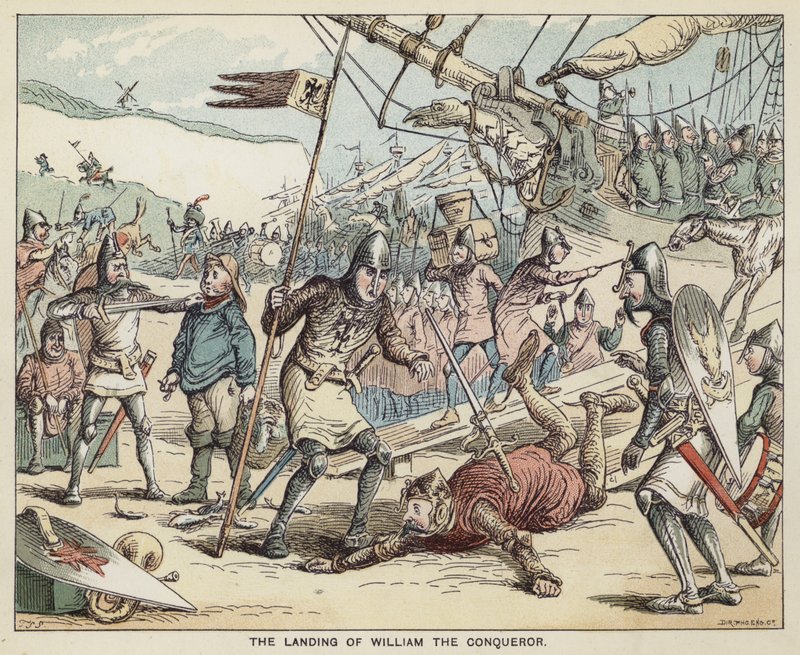 Vilhelm Erobrerens landgang af English School