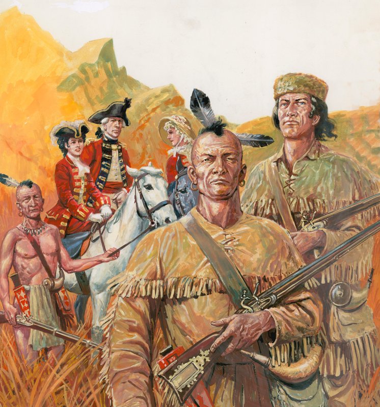 The Last of the Mohicans, romanen af James Fenimore Cooper af English School
