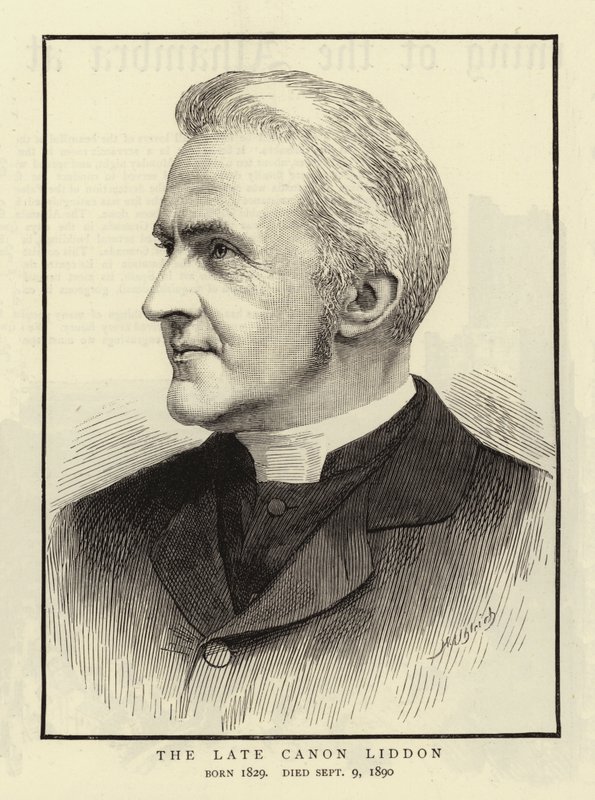 The Late Canon Liddon (gravering) af English School