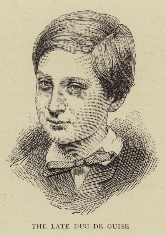 The Late Duc de Guise (gravering) af English School