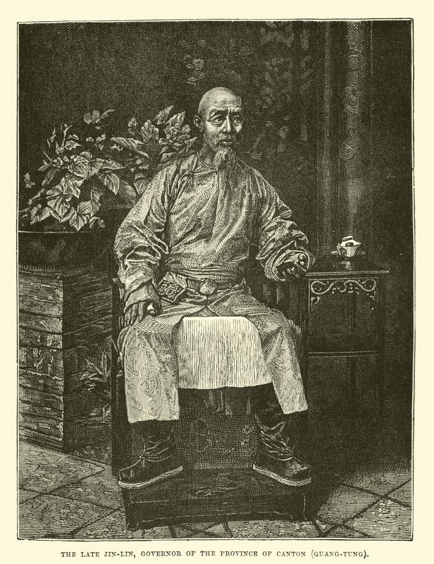 The Late Jin-Lin, Governor of the Province of Canton, Quang-Tung  af English School