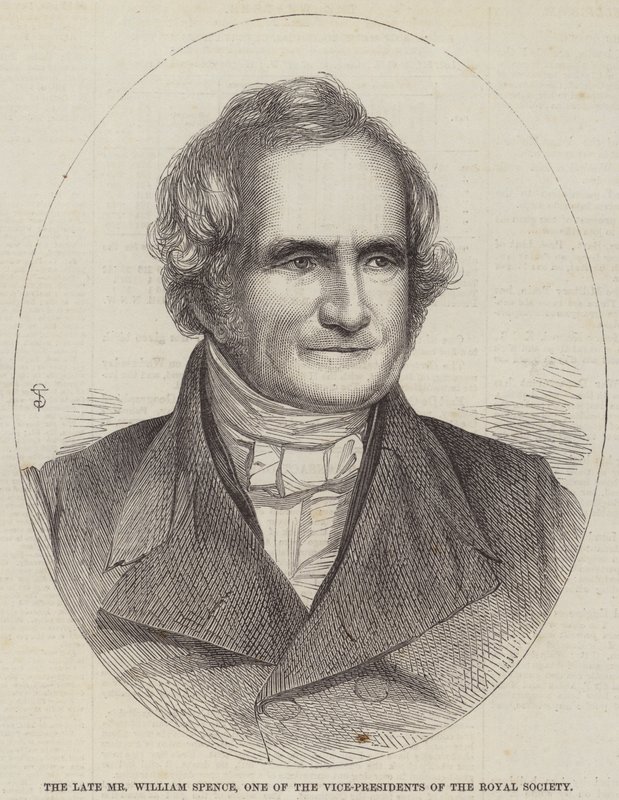 Den afdøde hr. William Spence, en af vicepræsidenterne i Royal Society (gravering) af English School