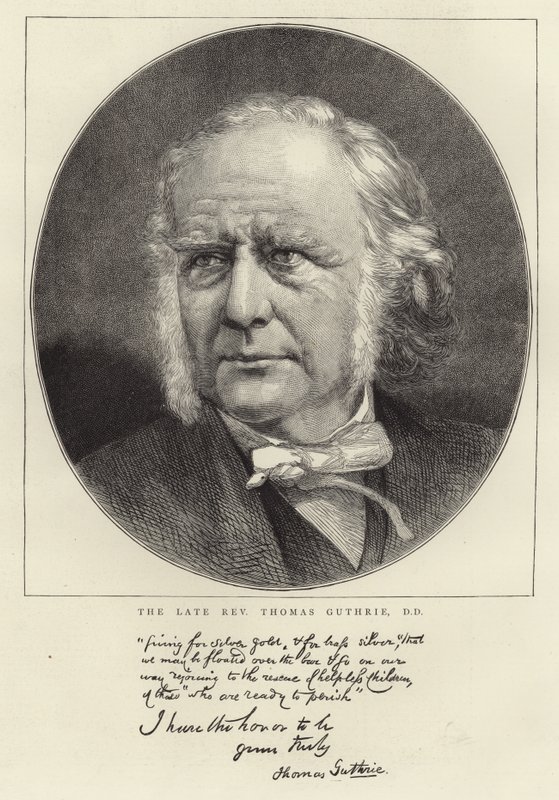 Afdøde pastor Thomas Guthrie af English School