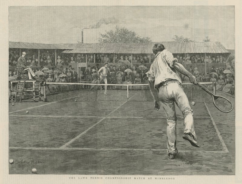 Lawn Tennis Championship-kampen i Wimbledon af English School
