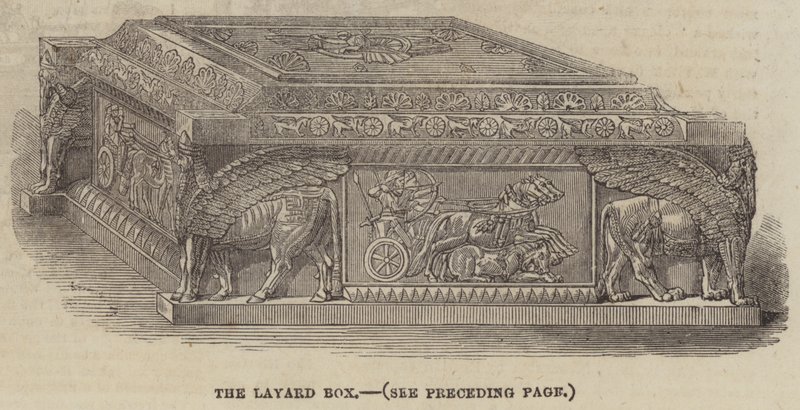 The Layard Box (gravering) af English School