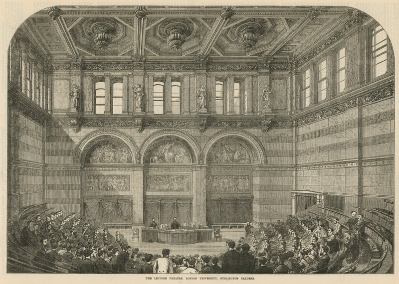Lecture Theatre, London University, Burlington Gardens af English School