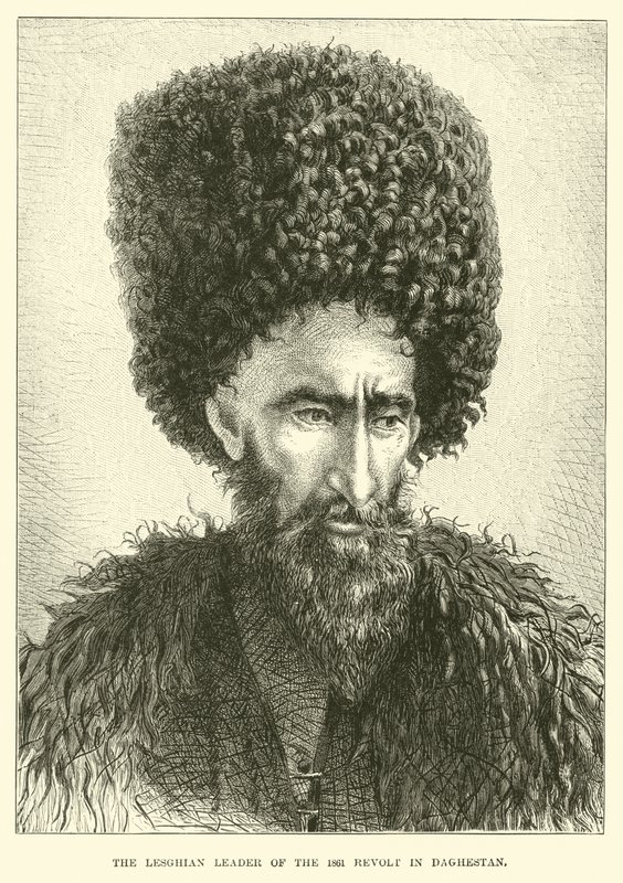 Den lesghiske leder af 1861-oprøret i Daghestan af English School