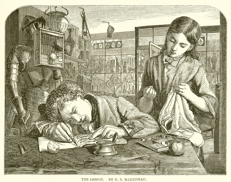 Lektionen. Af R.B. Martineau af English School