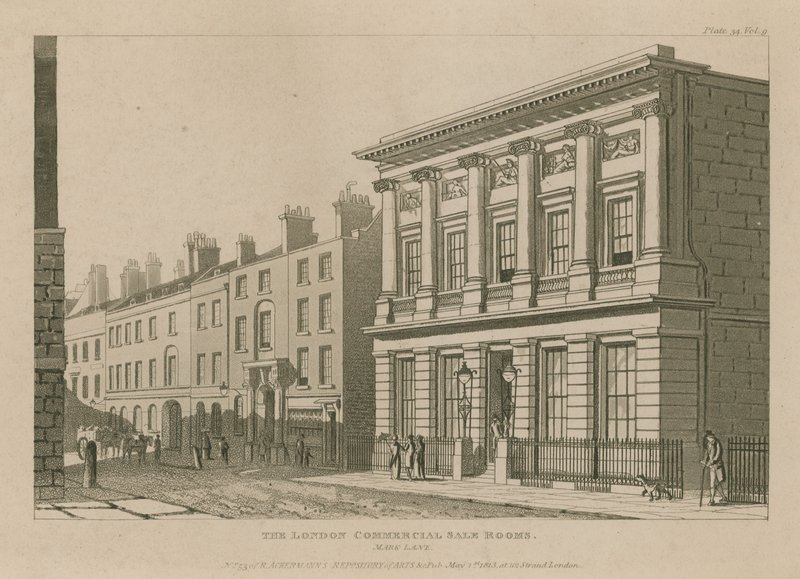 The London Commercial Sale Rooms af English School