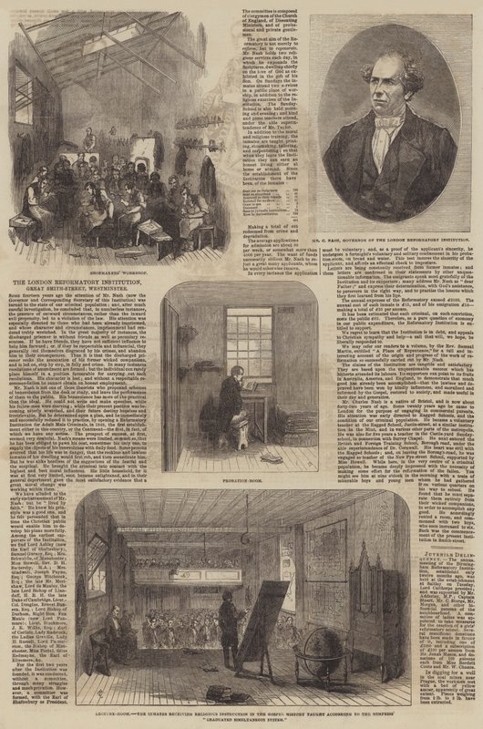 The London Reformationatory Institution (gravering) af English School