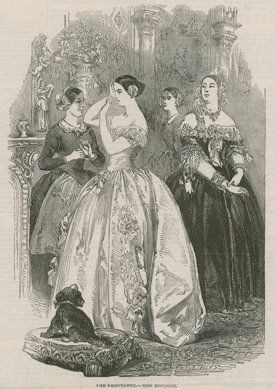 The London Season: The Debutante - boudoiren af English School