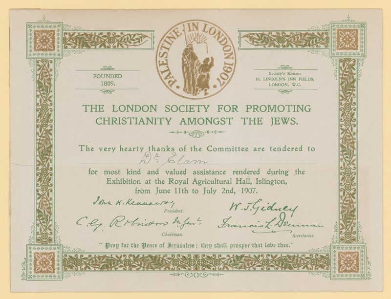 London Society for Promoting Christianity blandt jøderne af English School