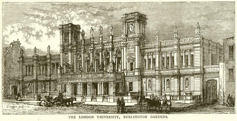London University, Burlington Gardens af English School