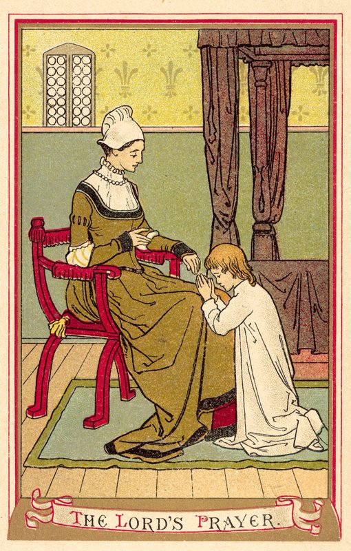 Fadervor (farve litho) af English School