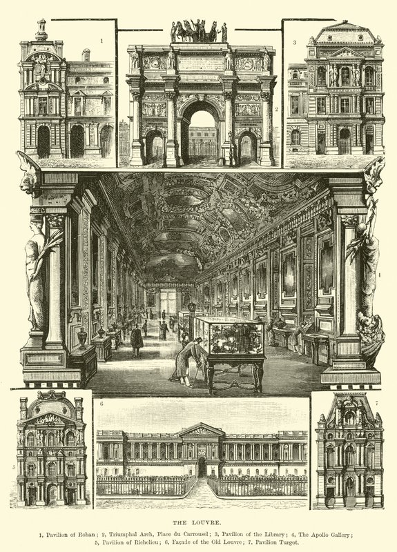 Louvre af English School