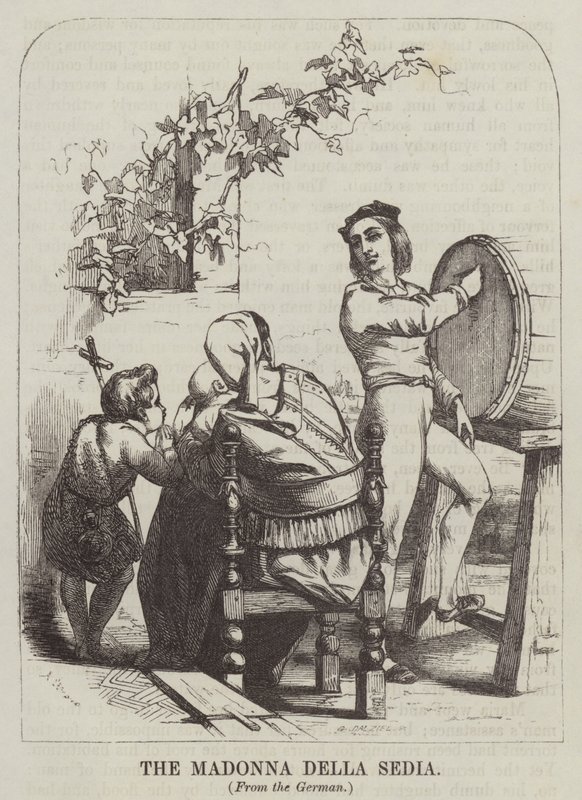 Stolens Madonna (gravering) af English School