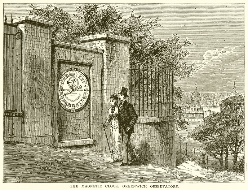 Det magnetiske ur, Greenwich Observatory af English School