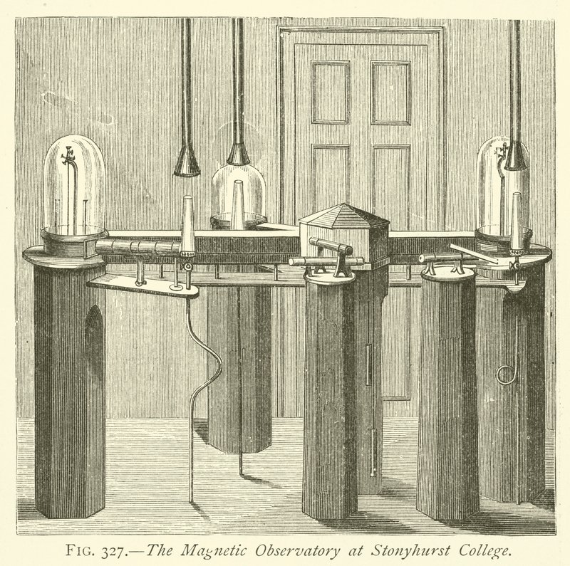 Det Magnetiske Observatorium ved Stonyhurst College (gravering) af English School