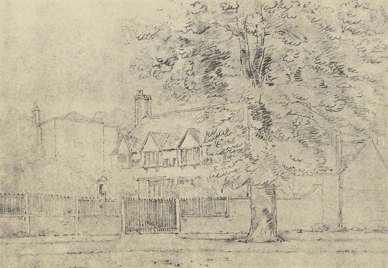 Herregården, ca 1770 (gravure) af English School