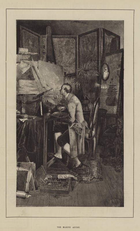 Marinekunstneren (gravering) af English School