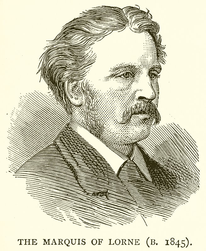 Markisen af Lorne (f. 1845) af English School