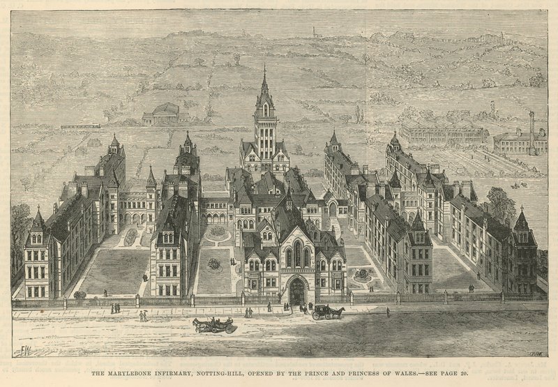 Marylebone Infirmary, Ladbroke Grove Road, Notting Hill af English School