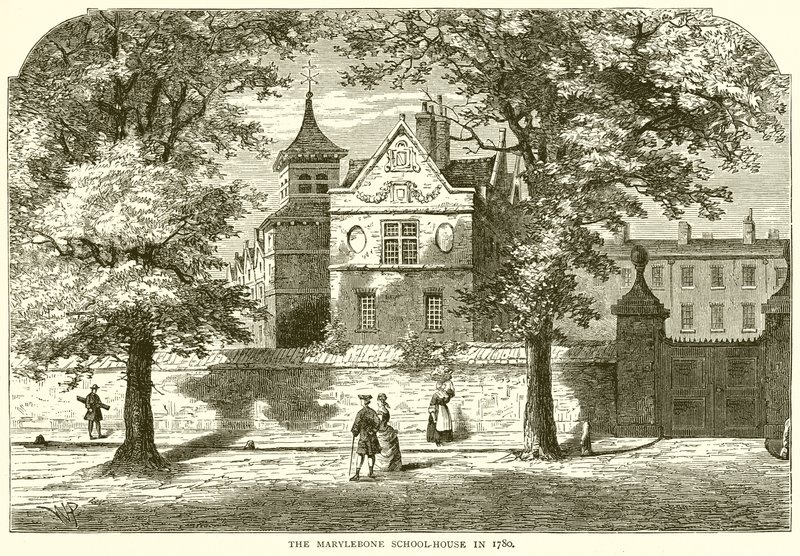 Marylebone School-House i 1780 af English School