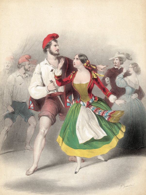 Masaniello Quadrille af English School