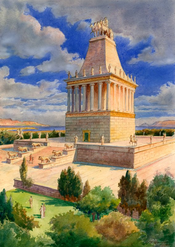 Mausoleet ved Halikarnassus af English School