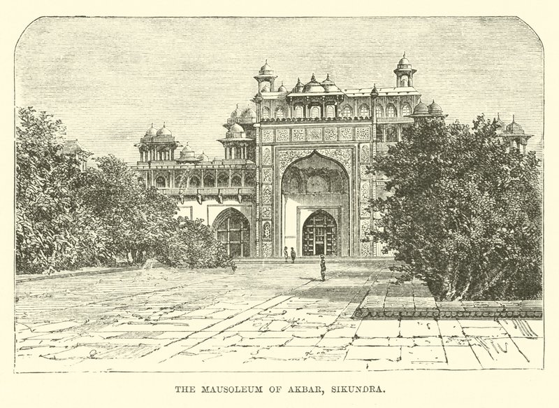 Akbars mausoleum, Sikundra af English School