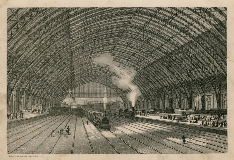 Midland Railway Station, St. Pancras, London af English School