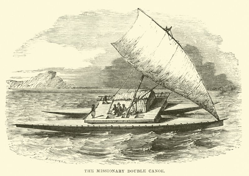 Missionær dobbeltkano af English School