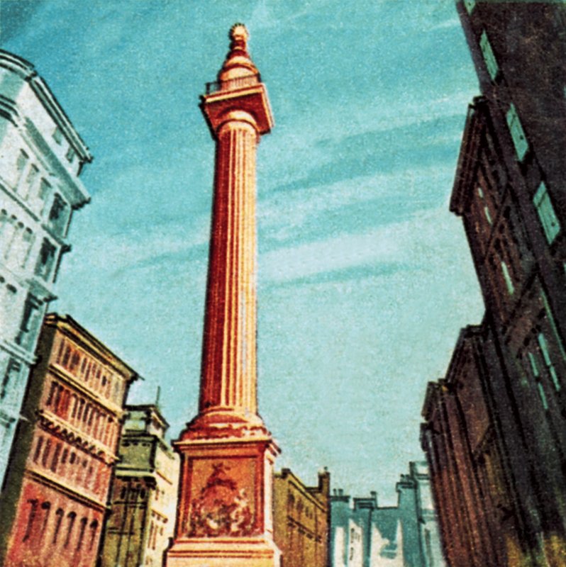 Monumentet over den store brand i London af English School