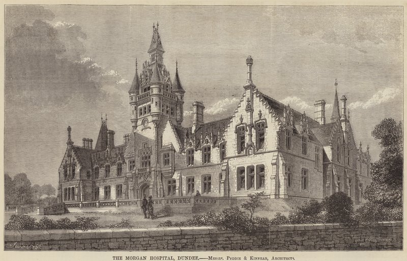 The Morgan Hospital, Dundee (gravering) af English School