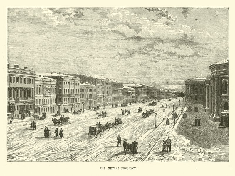 Nevskij Prospekt af English School