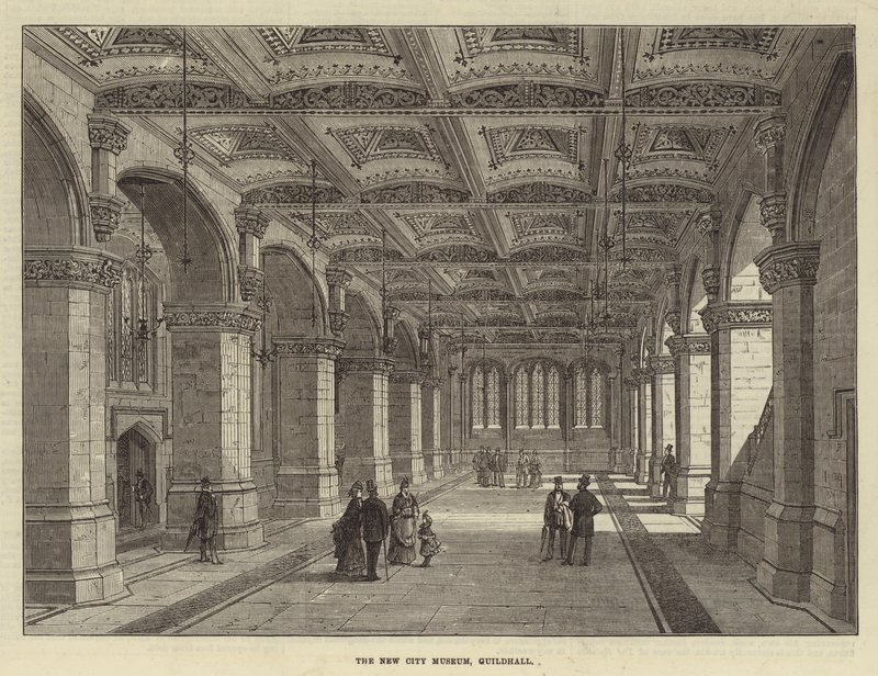 The New City Museum, Guildhall (gravering) af English School