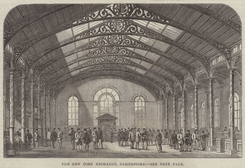 The New Corn Exchange, Basingstoke (gravering) af English School