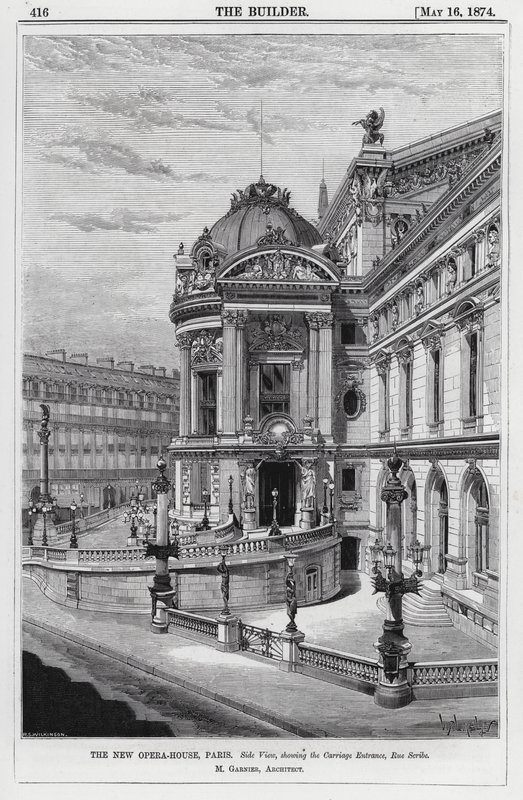 Det nye operahus, Paris (gravering) af English School