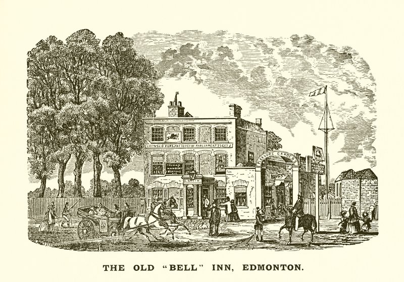The Old Bell Inn i Edmonton af English School