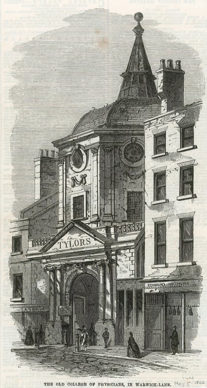 The Old College of Physicians i Warwick Lane af English School