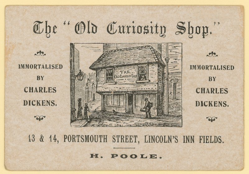 The Old Curiosity Shop, Portsmouth Street, Lincolns Inn Fields, London; Poole affaldspapirforhandler af English School