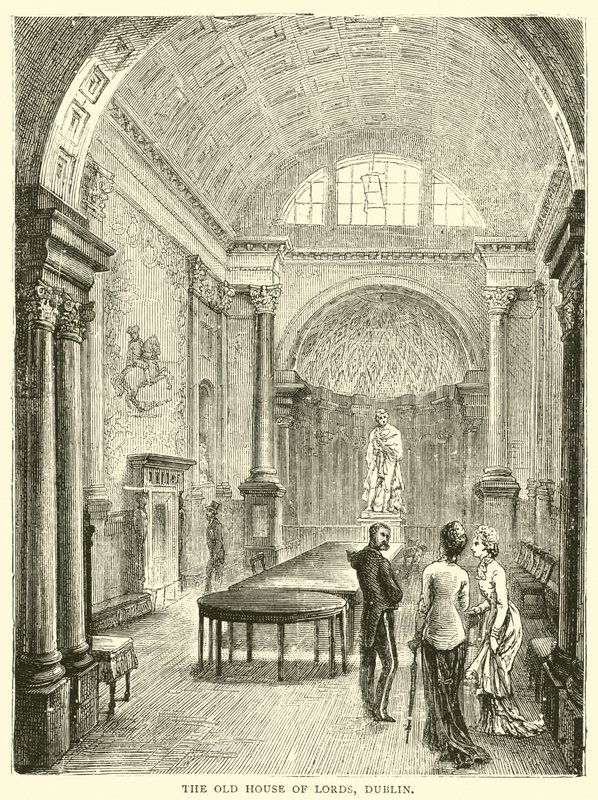The Old House of Lords, Dublin af English School