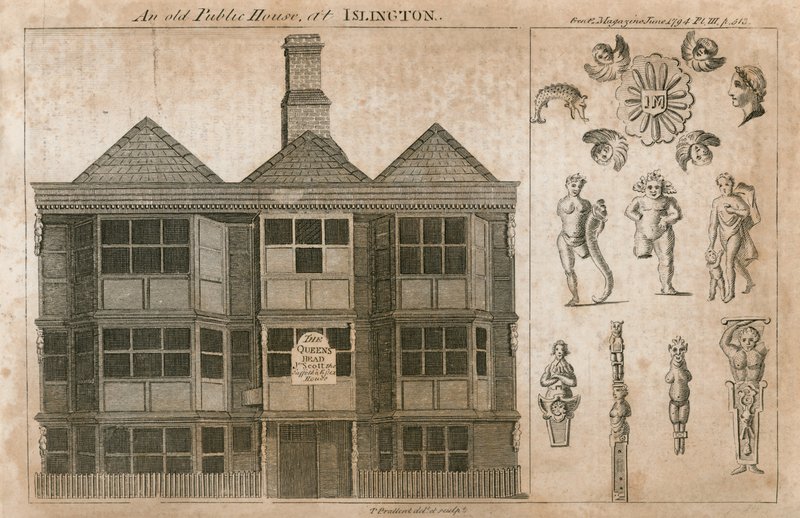 The Old Queens Head, Islington af English School