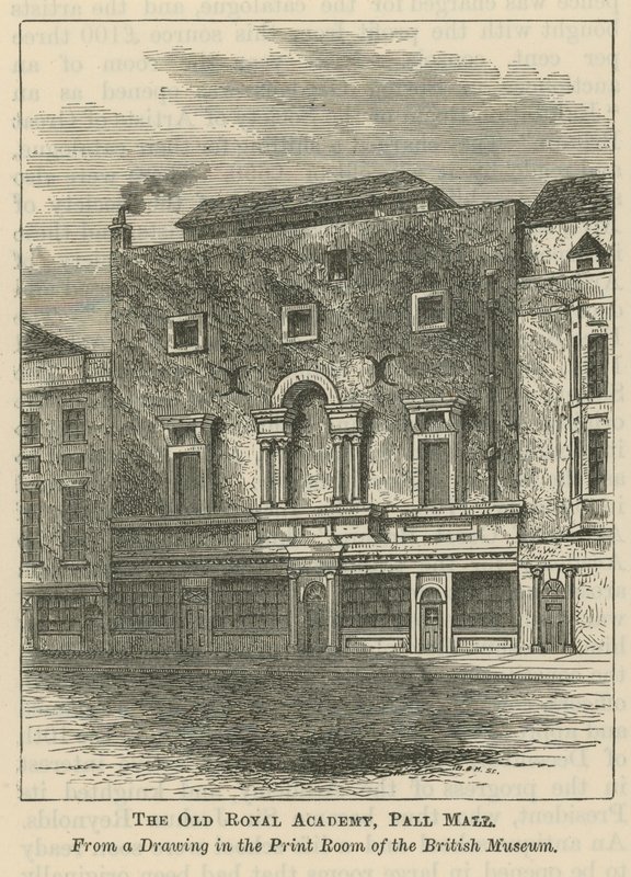 The Old Royal Academy i Pall Mall af English School