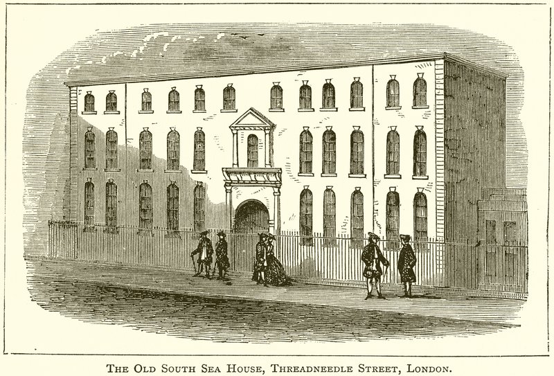 The Old South Sea House, Threadneedle Street, London af English School