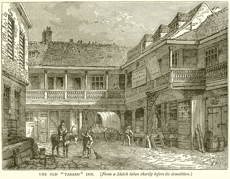Den gamle Tabard kro af English School