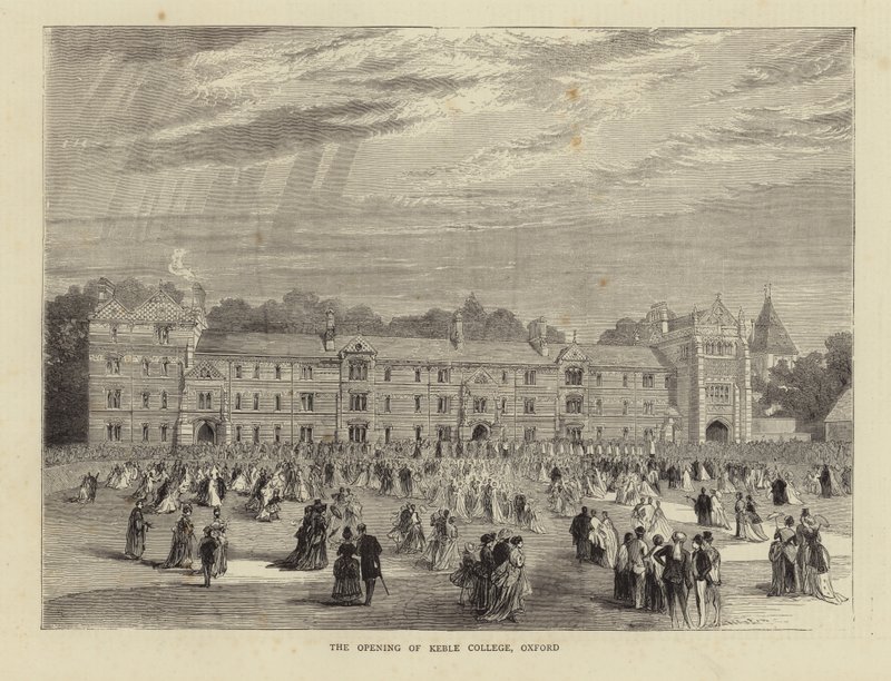 Åbningen af Keble College, Oxford af English School