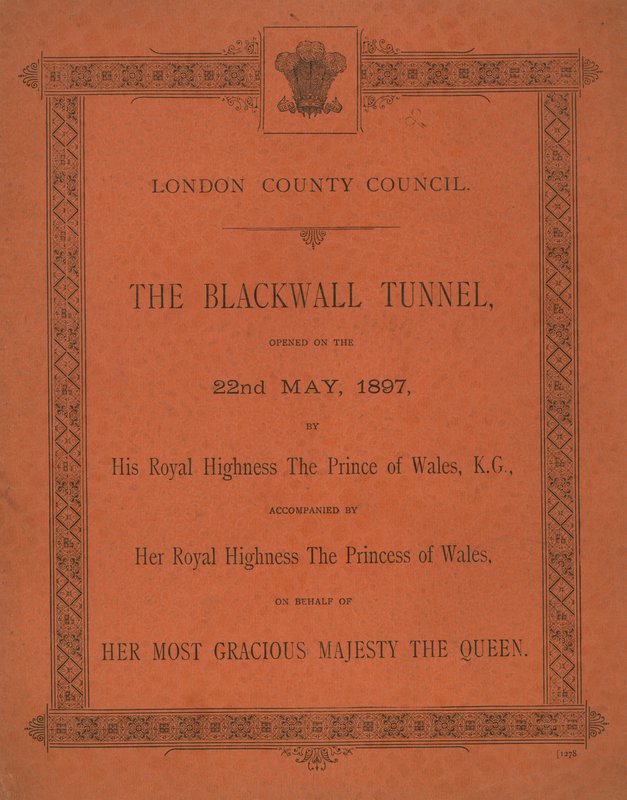 Åbningen af Blackwall-tunnelen af English School